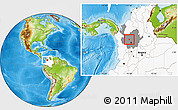 Physical Location Map of Liborina, highlighted country, highlighted parent region