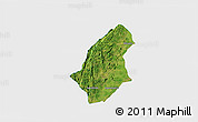 Satellite 3D Map of Puerto Berrio, single color outside