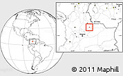 Blank Location Map of Soata