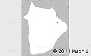 Gray Simple Map of Tunja, single color outside