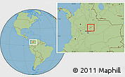 Savanna Style Location Map of Villa de Leyva