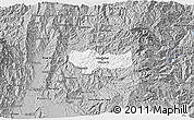 Gray 3D Map of Manizales