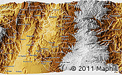 Physical 3D Map of Manizales