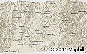 Shaded Relief 3D Map of Manizales