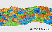 Political Panoramic Map of Manizales