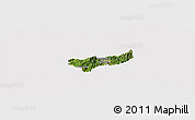 Satellite Panoramic Map of Manizales, cropped outside