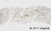 Shaded Relief Panoramic Map of Manizales, lighten