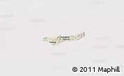 Shaded Relief Panoramic Map of Manizales, single color outside