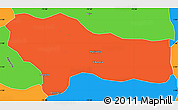 Political Simple Map of Manizales
