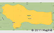 Savanna Style Simple Map of Manizales