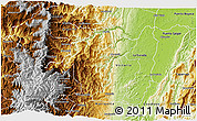 Physical 3D Map of Samana