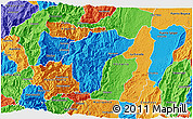 Political 3D Map of Samana