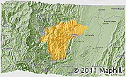 Savanna Style 3D Map of Samana