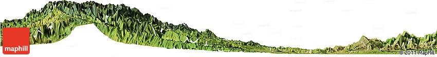 Satellite Horizon Map of Samana