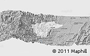 Gray Panoramic Map of Samana