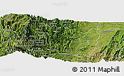 Satellite Panoramic Map of Samana
