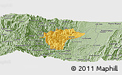 Savanna Style Panoramic Map of Samana