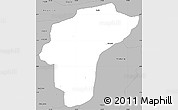 Gray Simple Map of Samana
