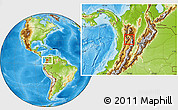 Physical Location Map of Supia