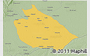 Savanna Style 3D Map of Mani