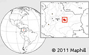 Blank Location Map of Mani