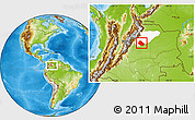 Physical Location Map of Mani, highlighted parent region