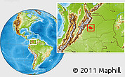 Physical Location Map of Mani