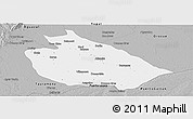 Gray Panoramic Map of Mani