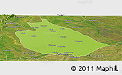 Physical Panoramic Map of Mani, satellite outside