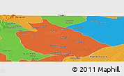 Political Panoramic Map of Mani