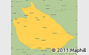 Savanna Style Simple Map of Mani