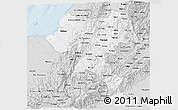 Silver Style 3D Map of Cauca