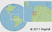 Savanna Style Location Map of Almaguer, within the entire country