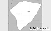 Gray Simple Map of Almaguer