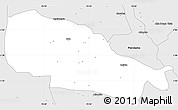 Silver Style Simple Map of Cajibio