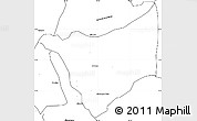 Blank Simple Map of Caldono