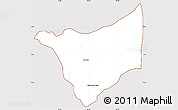Classic Style Simple Map of Caldono, cropped outside