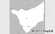Gray Simple Map of Caldono