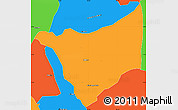 Political Simple Map of Caldono