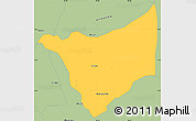 Savanna Style Simple Map of Caldono
