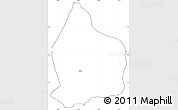 Blank Simple Map of Caloto, cropped outside