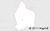 Classic Style Simple Map of Caloto, cropped outside