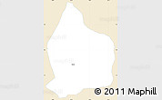 Classic Style Simple Map of Caloto, single color outside