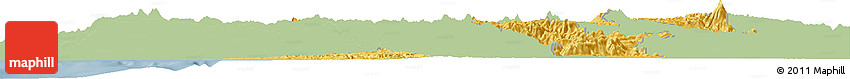 Savanna Style Horizon Map of Cauca, single color outside