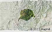 Satellite 3D Map of Inza, lighten
