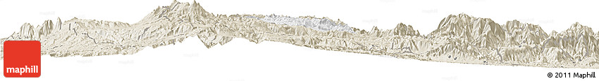 Classic Style Horizon Map of Inza