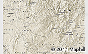 Shaded Relief Map of Inza