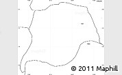 Blank Simple Map of Inza