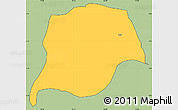 Savanna Style Simple Map of Inza, cropped outside