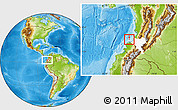 Physical Location Map of Isla, highlighted parent region
